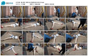 【随心绳艺】杨蕊电击四肢固定的白丝美人鱼_绳缚吧