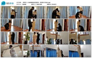 【一绳所爱】小花影麻绳KB拘束袋紧束，高高悬空吊起来_绳缚吧