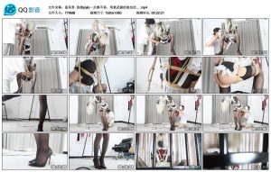 【面具男】伪娘jiojio一点都不乖，用重武器给他治治.._绳缚吧