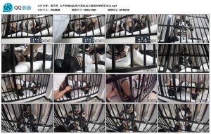 【面具男】女声伪娘jiojio笼中强迫抬头绝望拘禁疯狂电击_绳缚吧
