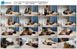 【JS原创】红绳后手观音驷马捆绑 棉袜丝袜套头 胶带封嘴挠痒绑脚趾_绳缚吧