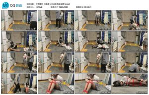【贝特绳艺】口枷鼻勾日式红绳极限驷马_绳缚吧