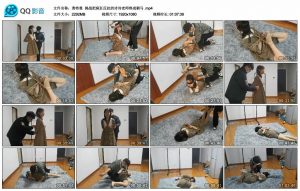 【奥特曼】挑战把疯狂反抗的诗诗老师绑成驷马_绳缚吧