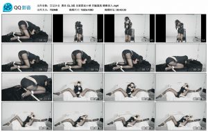 【日记少女】黑丝 OL 3段 支架固定口球 开腿强高_绳缚吧
