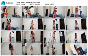 【半岛束艺】佐伊圣诞红袜装拍摄花絮_绳缚吧