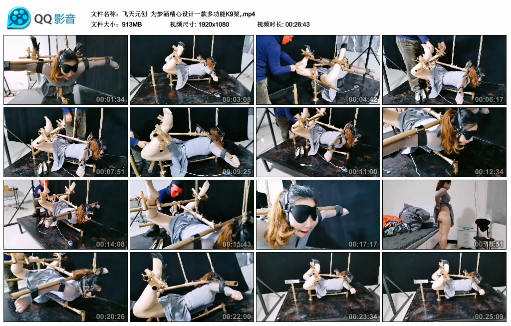 【飞天元创】为梦涵精心设计一款多功能K9架_绳缚吧