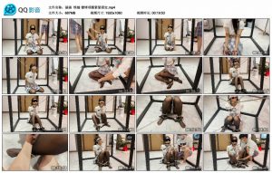 【涵涵】铁链 镣铐项圈紧紧固定_绳缚吧