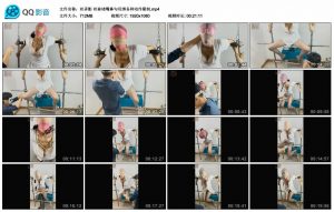 【丝弄影】丝袜堵嘴鼻勾吊绑各种动作限制_绳缚吧