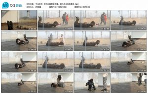 【半岛束艺】布玛公园橱窗放置，游人保安纷纷侧目_绳缚吧