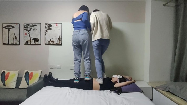 图片[6]_【珂珂女m】带男朋友看我是怎么被主子和她闺蜜全体重踩踏的 YC-221108_绳缚吧