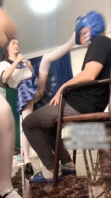【LAPAPA】初柒带新人初八双s全jk白丝套装踢头(超长版)JK学生妹暴踹_绳缚吧