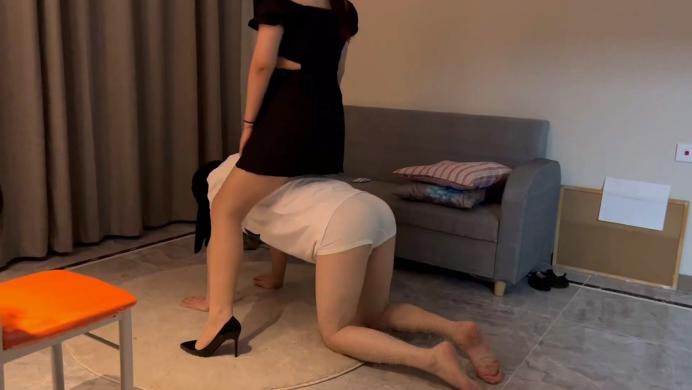 图片[2]_珂玥女神全体重踩踏骑脖踩档【珂玥S】高跟踩踏，跳踩踢裆，丝足跺裆 YC-220625-6_绳缚吧