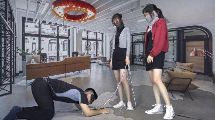 图片[2]_SM连续剧《女老大逗卧底》第二集 咖啡厅里的折磨【南国原创】3D立体拍摄 YC-220620-5_绳缚吧
