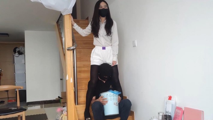 图片[14]_白领小鱼大人黑丝高跟大长腿羞辱胯下狗，命令钻胯，践踏狗头 YC-220429_绳缚吧