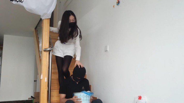 图片[15]_白领小鱼大人黑丝高跟大长腿羞辱胯下狗，命令钻胯，践踏狗头 YC-220429_绳缚吧