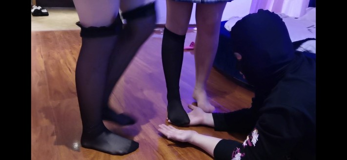 图片[3]_jk少女双人踩手，坐脸第一视角踩 YC-220426-3_绳缚吧
