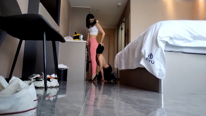 图片[4]_广州小鱼姐姐瑜伽裤AJ加高跟玩弄坐垫 YC-220415-2_绳缚吧