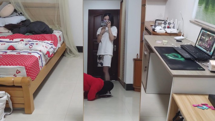 图片[9]_168cm中山少女姿默黑丝AJ全体重踩踏，坐脸，羞辱清理鞋子 YC-220219-6_绳缚吧