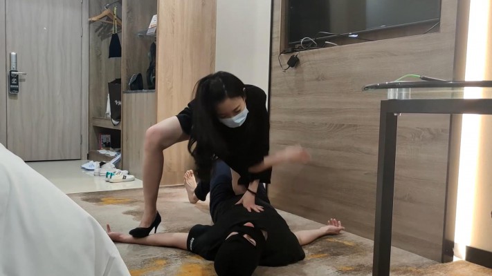 图片[3]_长腿女神小鱼大人高跟踢裆膝顶潜入内部奸细 YC-210930_绳缚吧
