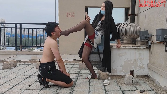 图片[6]_国民女皇脚插吐血户外羞辱脚奴_绳缚吧