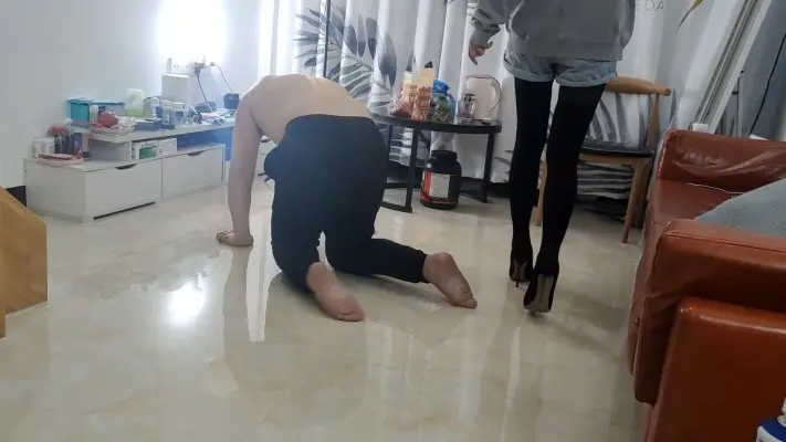 图片[6]_小鱼大人美甲黑丝高跟靴子羞辱调教 YC-210722-3_绳缚吧