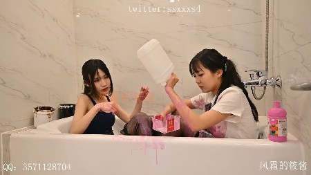图片[6]_风霜的筱酱 jk和死库水小姐姐在浴缸里玩胶水_绳缚吧