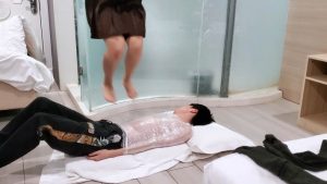 【橘子粥】保鲜膜缠身强制踩踏 YC-230223-7_绳缚吧