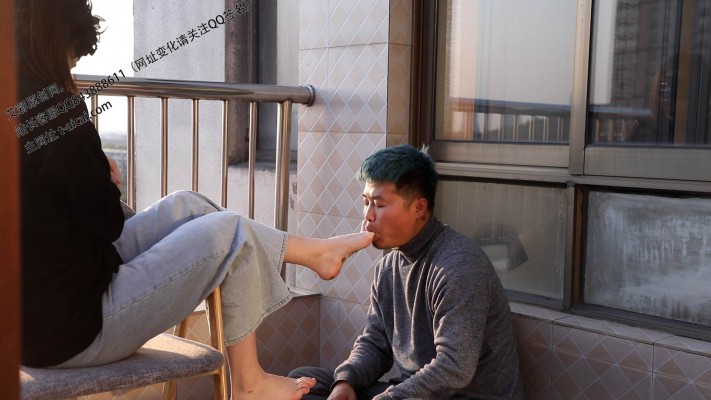 图片[11]_【第5风格】夕阳下品尝小橙子踩脏的双脚（精品） YC-230315-3_绳缚吧