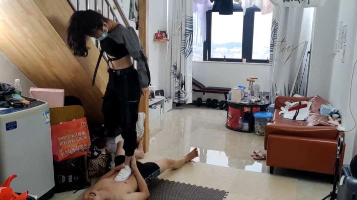 图片[2]_上集：大力出奇迹之低帮白匡威踢裆，你只管忍着，剩下的交给小鱼姐姐。YC-230323-3_绳缚吧