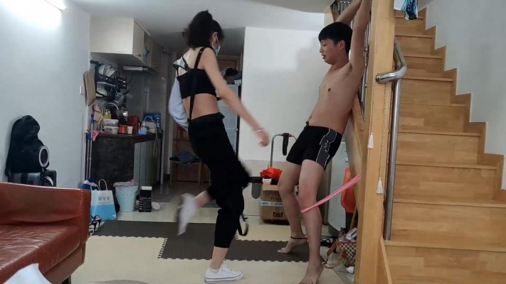 图片[17]_上集：大力出奇迹之低帮白匡威踢裆，你只管忍着，剩下的交给小鱼姐姐。YC-230323-3_绳缚吧