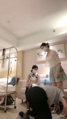 【颖主大人S】带闺蜜入圈玩-骑马/鞋塞嘴/鞭打/靴子踩踏/提档 bf28546_绳缚吧