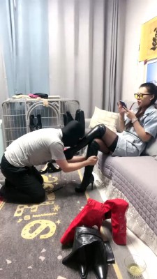 图片[5]_【伊兮夫妻】关狗笼/赏赐圣水/提档/丝袜塞嘴/高跟踩乳 bf29128_绳缚吧