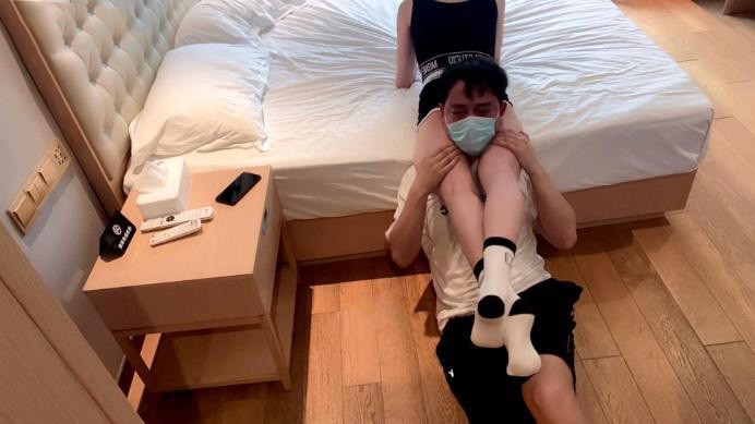 图片[13]_【婉儿原创】被绞晕小伙复仇二番战上课实录 婉儿S第二次腿绞叫嚣的粉丝 YC-230703_绳缚吧