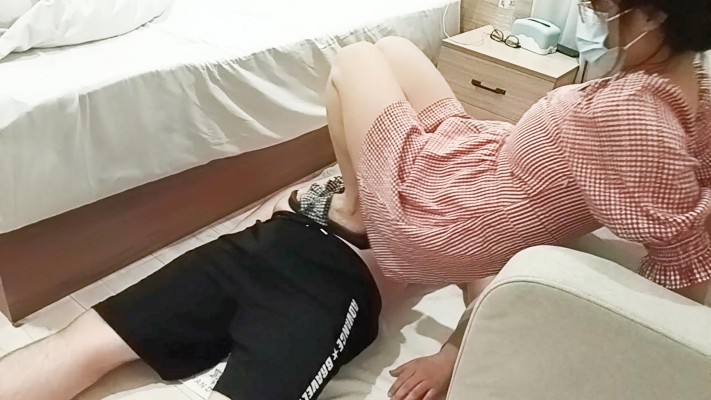 【橘子粥】黑拖鞋虐踩跳踩踩脸 YC-221206-3_绳缚吧