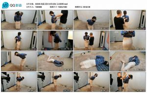 【束缘阁】杨蕊 蓝衬衣职业装 五花紧缚_绳缚吧