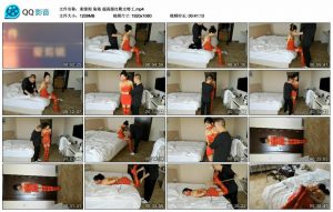 【束缘阁】染染 超高跟红靴女特工_绳缚吧