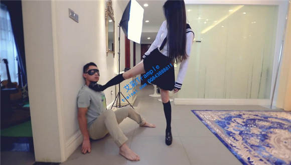 图片[11]_〖H.P.L栖心之栈〗—芷晴学生服踢裆_绳缚吧