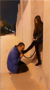 图片[4]_vivi-户外惊险遛狗过马路_绳缚吧