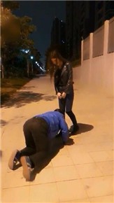 图片[7]_vivi-户外惊险遛狗过马路_绳缚吧