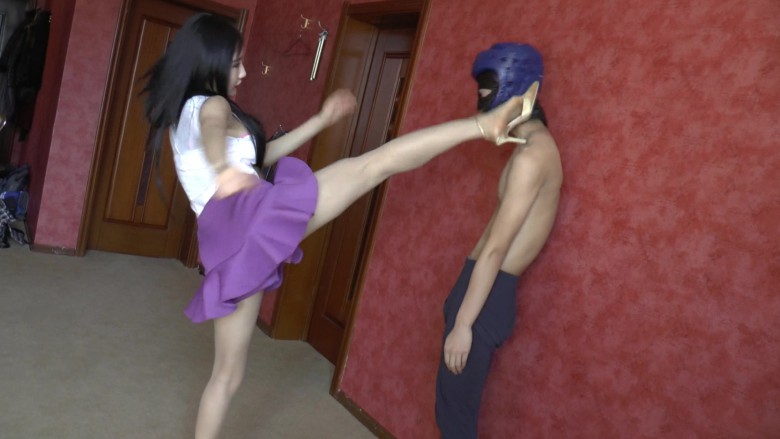 图片[2]_【冰时代精品】黑冰女神 高跟丝袜残暴高位踢脸_绳缚吧