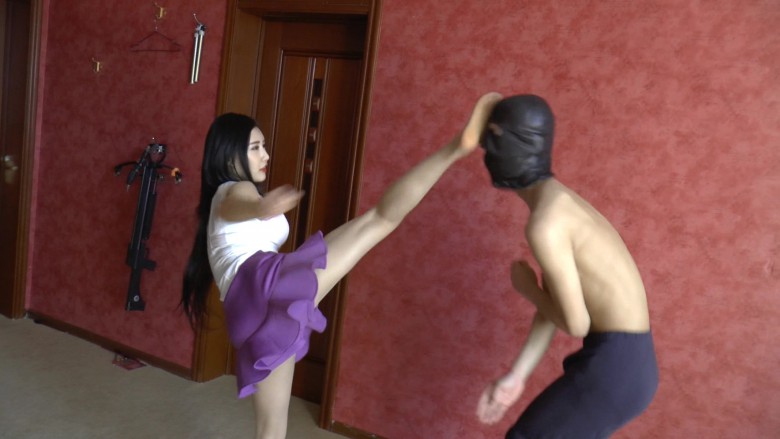 图片[14]_【冰时代精品】黑冰女神 高跟丝袜残暴高位踢脸_绳缚吧