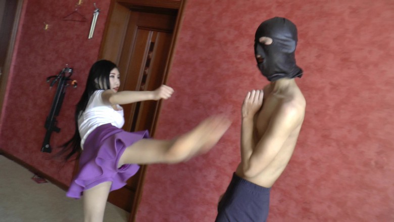 图片[16]_【冰时代精品】黑冰女神 高跟丝袜残暴高位踢脸_绳缚吧