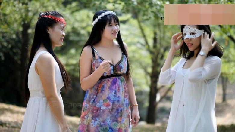 小主三女孩草地TK_绳缚吧