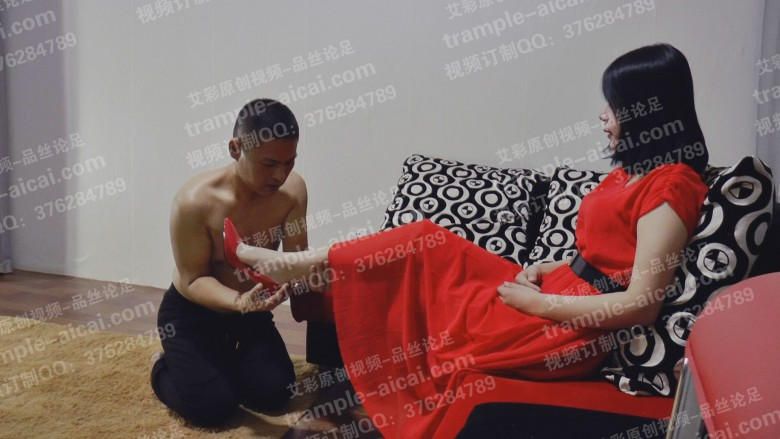 图片[3]_红裙女主-温妮足下生香_绳缚吧