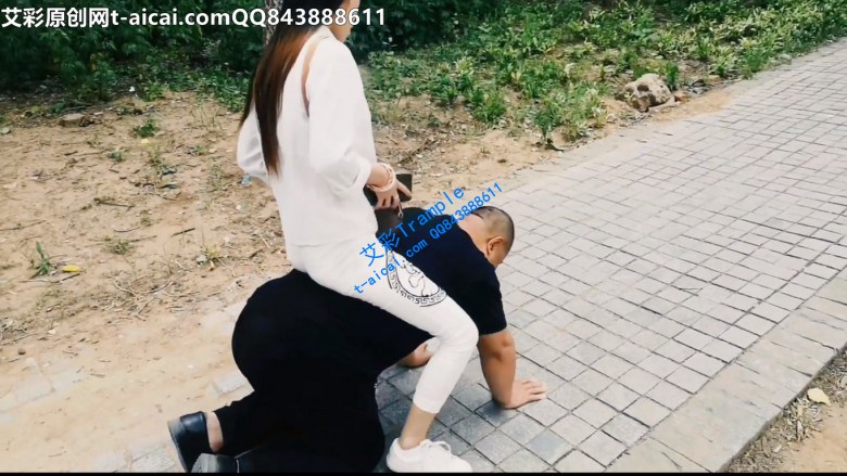 图片[2]_傲柔户外公园虐骑马奴_绳缚吧