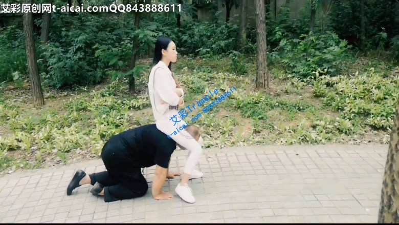 图片[3]_傲柔户外公园虐骑马奴_绳缚吧