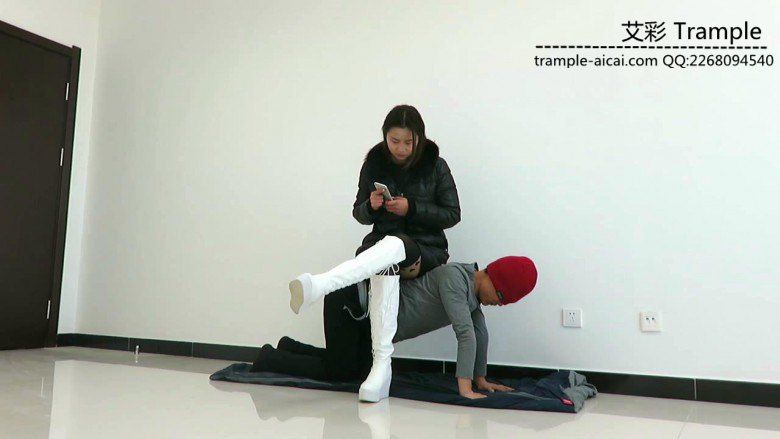 图片[5]_甜美媛媛女主白靴子踩踏全身！_绳缚吧