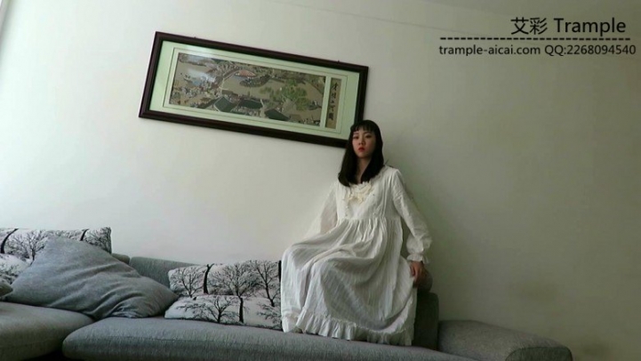 图片[2]_00后天使女主长裙黑丝全体重踩脸舔足虐下体！_绳缚吧