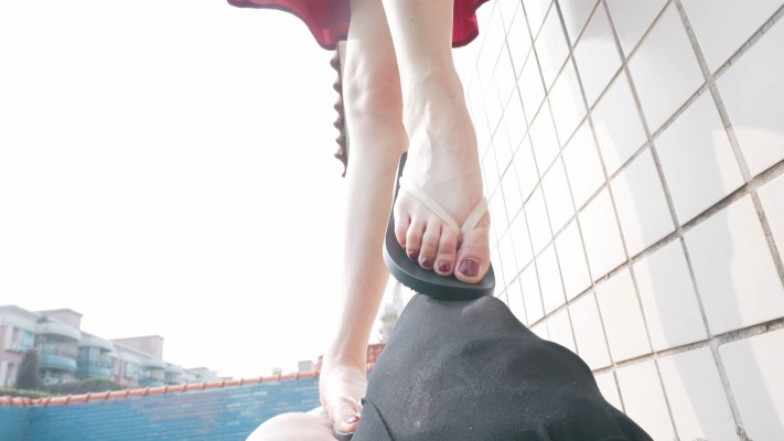 图片[13]_『奴隶岛』—[MagicIMirror 魔镜少女]—樱崎露台踢踩瘦狗 MM-230308_绳缚吧