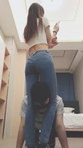 套路直播视频【美娜格格】高帮帆布鞋白棉袜辱狗/喝圣水/转胯 bf26382_绳缚吧